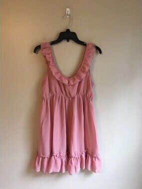 large pink dress